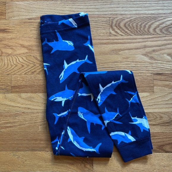 Hanna Andersson Other - Hanna Andersson Blue Shark Long John Pajama Bottoms